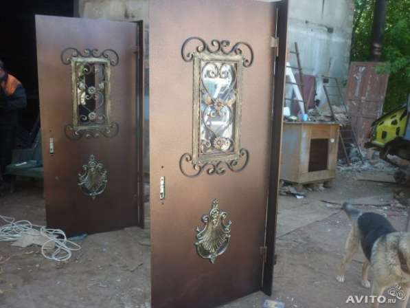 Входные металлические двери,ворота, заборы и кованые решотки в Уфе