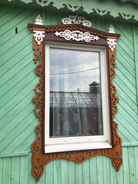 Изготовление резных деревянных наличников на окна и двери в Ногинске