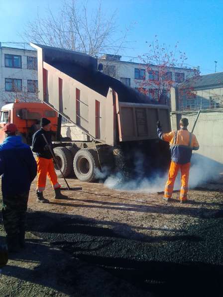 Укладка асфальта, асфальтирование, асфальт в Красноярске в Красноярске