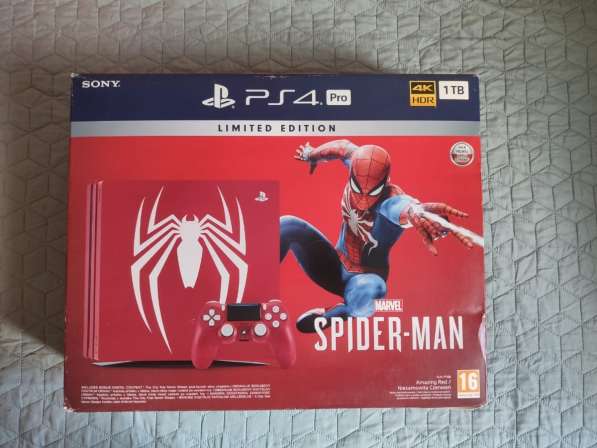 Ps4 pro 1tb, Spider man edition в Москве