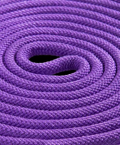 Скакалка для художественной гимнастики RGJ-204, 3м, фиолетовый в Сочи