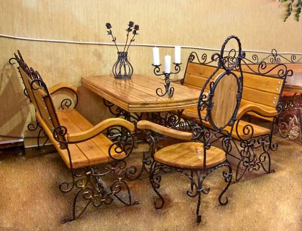 Кованная мебель, предметы интерьера в Кургане фото 3