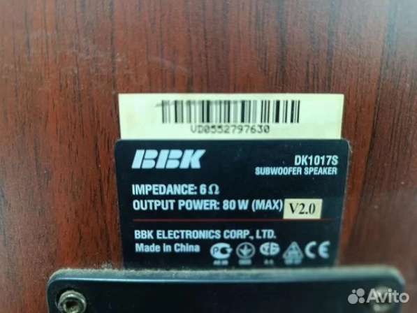 Акустика от домашнего кинотеатра BBK DK1017S в Ангарске