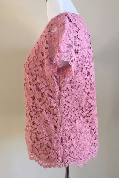 Новая блузка кружевная розовая Talbots (USA) в Москве фото 4