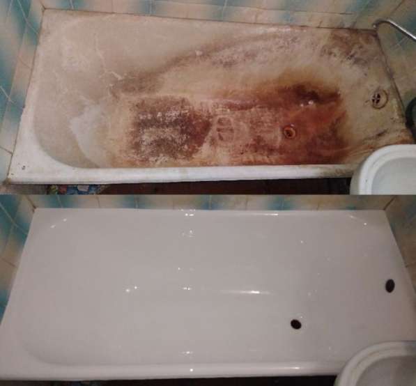 Реставрация ванн жидким акрилом в Екатеринбурге фото 8