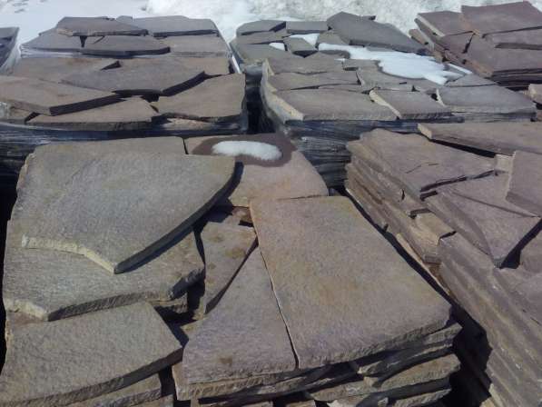 Природный камень лемезит - плитняк в Уфе фото 4