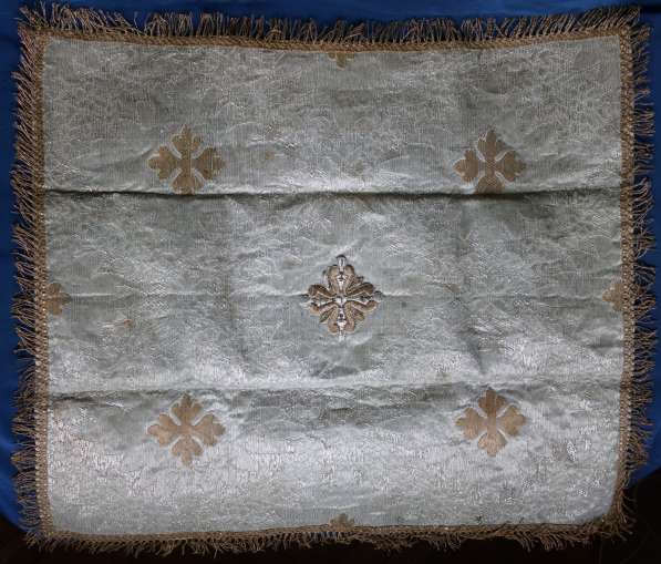 Старинный евхаристический воздух шитый серебром и золотом в Санкт-Петербурге фото 10