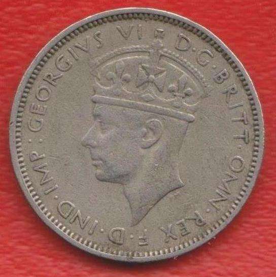 Британская Западная Африка 3 пенса 1940 г. Георг VI в Орле