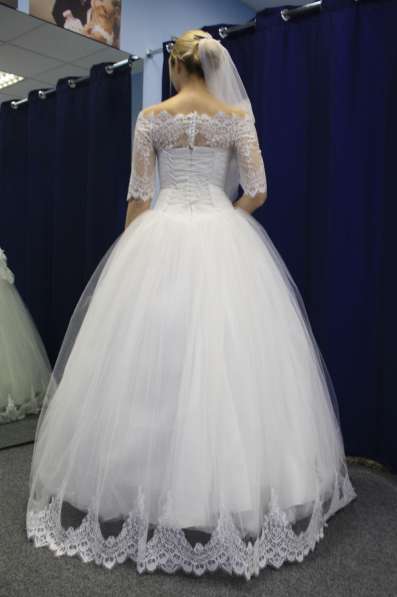 Новое пышное свадебное платье в Москве фото 4