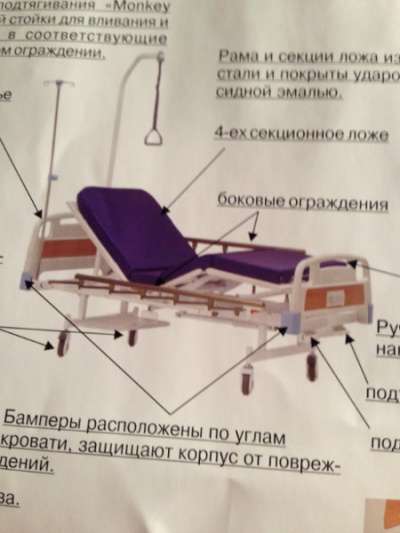 кровать для инвалида (лежачий больной) ARMED RS104-C в Петрозаводске