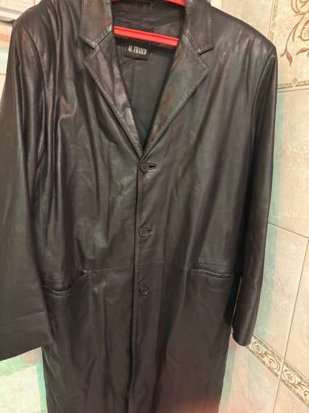Мужское кожаное польто в Москве