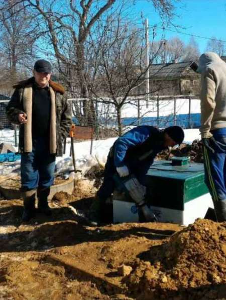 Дренажные. работы. Септик