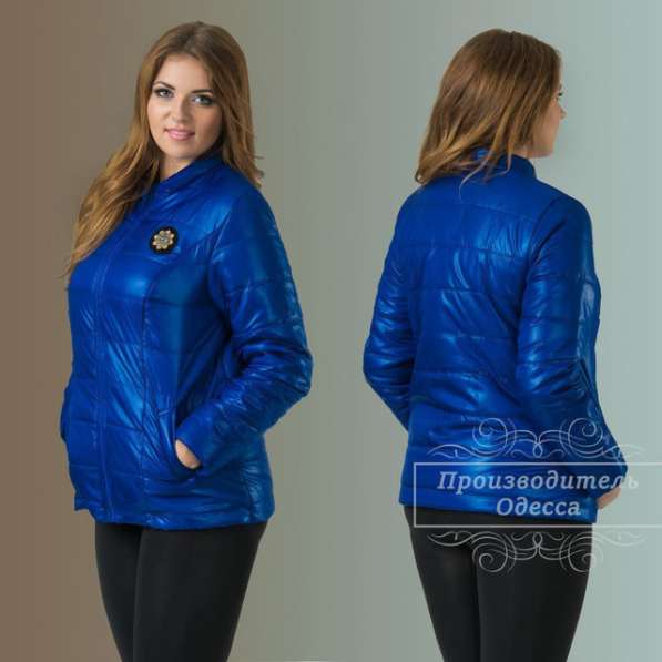 Куртка женская большого размера в фото 5