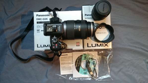 Фотоаппарат Panasonic Lumix DMC-G5. с вторым объективом H-FS в Санкт-Петербурге фото 9