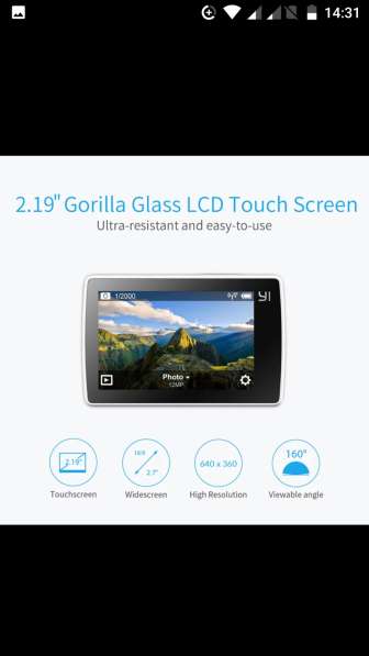YI 4K Action Camera в фото 3