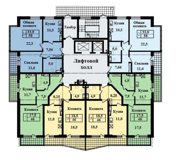 Новая 1кк, пр. Победы,59 с ремонтом в Севастополе фото 19