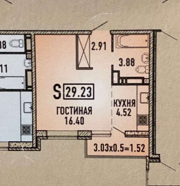 Продам студию в ЖК Губернский в Краснодаре фото 4