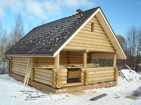 Срубы домов, бань, дач