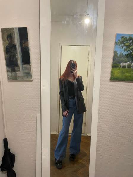 Продам кожаный пиджак женский