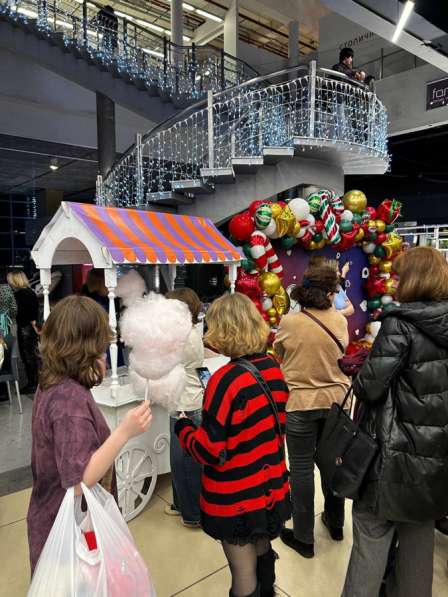 Сахарная вата в Москве фото 3