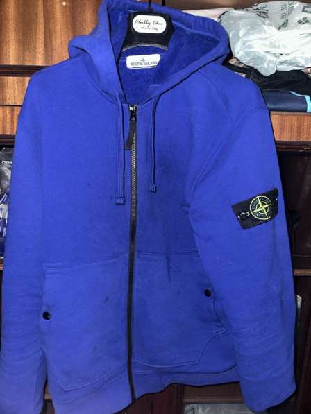 Stone island zip hoodie