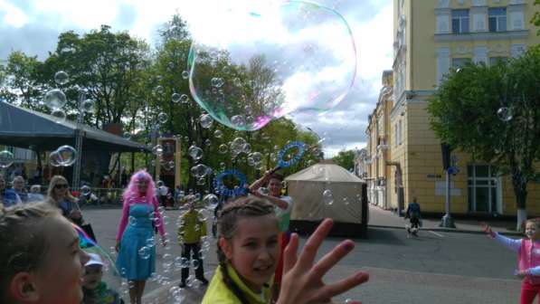 Шоу мыльных пузырей в Смоленске фото 4