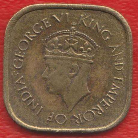 Британский Цейлон Шри-Ланка 5 центов 1944 г в Орле