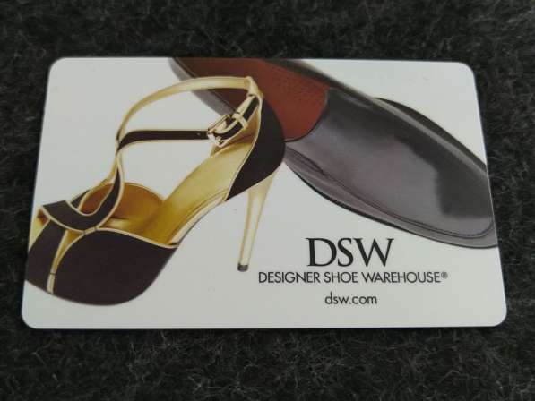 США Подарочная карта на 25$ Обувного магазина "DSW"