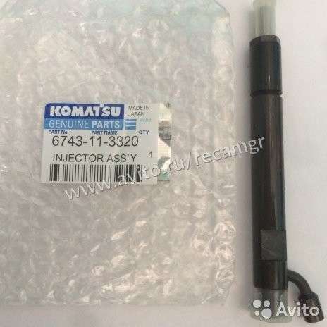 Форсунка Komatsu PC300 6D в Москве