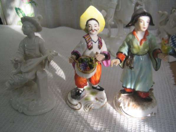 Фарфоровые статуэтки-Китайцы(композиция из 3-х)Нимфенбург в Москве фото 4