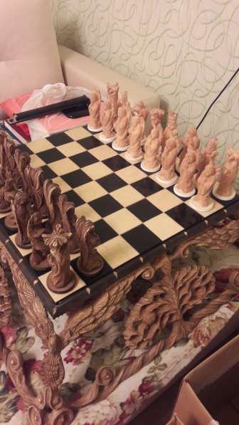Продам шахматы ручной работы из кедра в Сочи фото 4