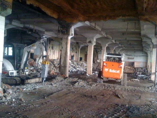 Демонтаж внутри зданий и помещений
