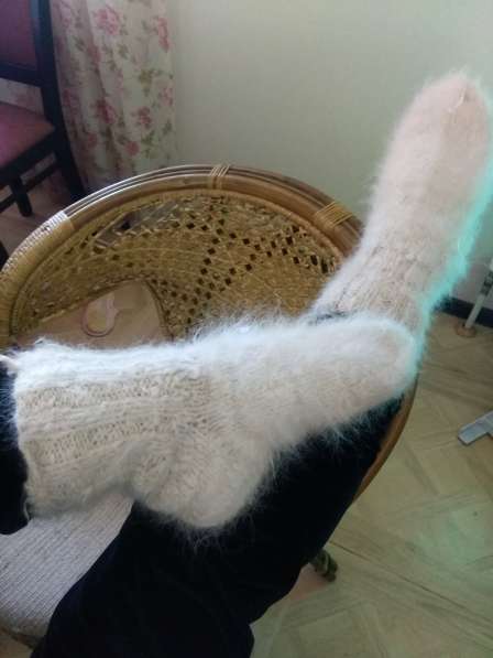 Вяжу и продаю носки,тапочки-следки,рукавички из шерсти собак в Екатеринбурге