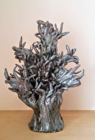 Керамическое дерево для украшений в фото 3
