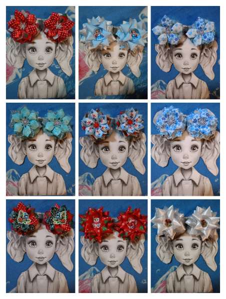 Зимние бантики для девочек в Москве фото 7