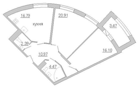 1-2-3к квартиры в Москве и МО (новостройки) в Москве фото 14