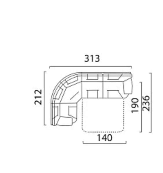Диван угловой &laquo;Британика&raquo; в Москве