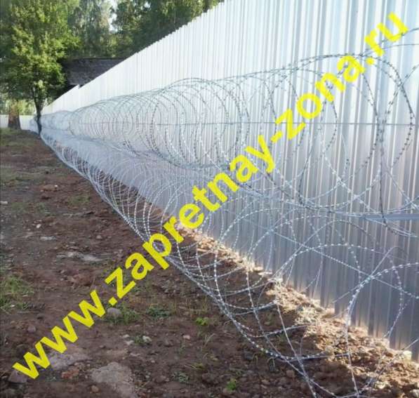 Мoнтаж и прoдажа колючей проволоки Егоза в Санкт-Петербурге в Санкт-Петербурге фото 9