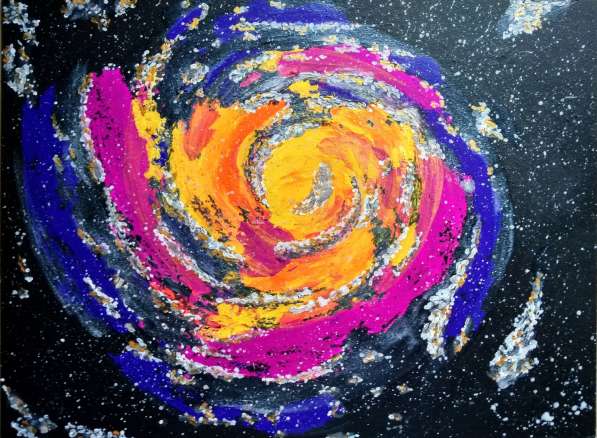Картина акрилом Галактический водоворот