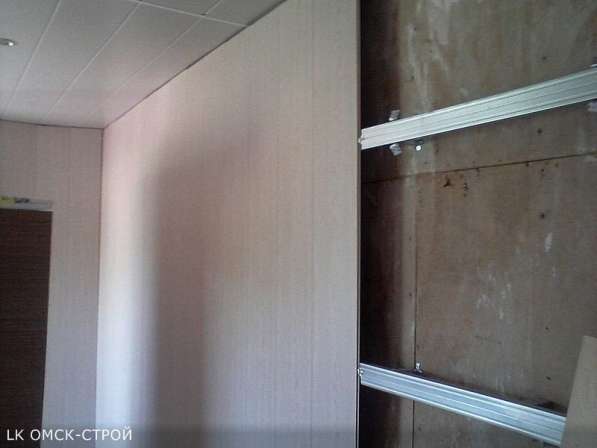 Обшивка стен ГКЛ, МДФ, ПВХ панелями в Омске фото 14