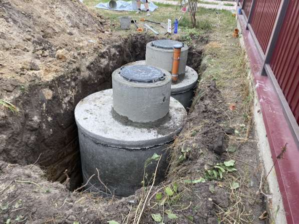 Сливная яма из бетонных колец в Воронеже фото 4