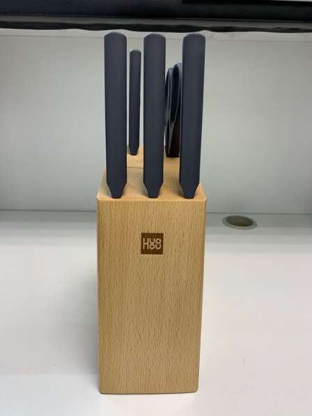 Набор ножей (6 предметов) Xiaomi с подставкой