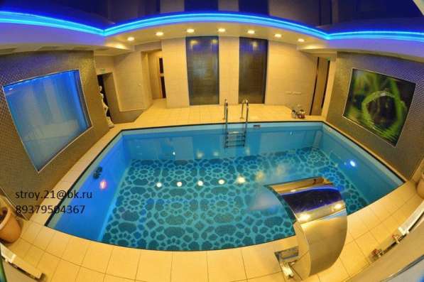 Строительство бассейнов, хамам,фонтанов,искусстевнных прудов в Йошкар-Оле фото 5