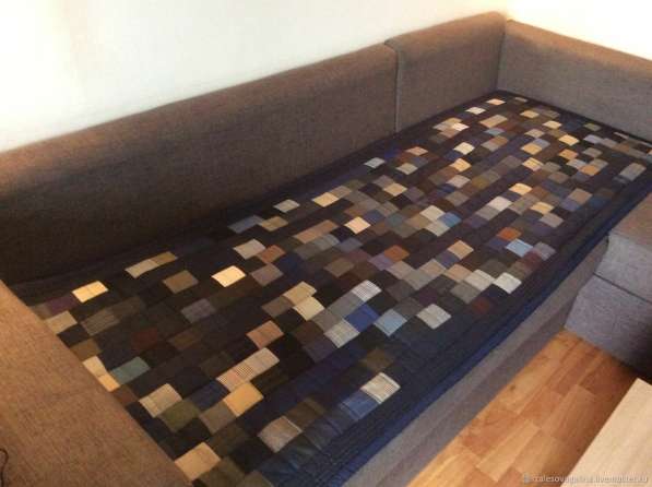 Плед на диван "Пиксели" в Омске фото 5