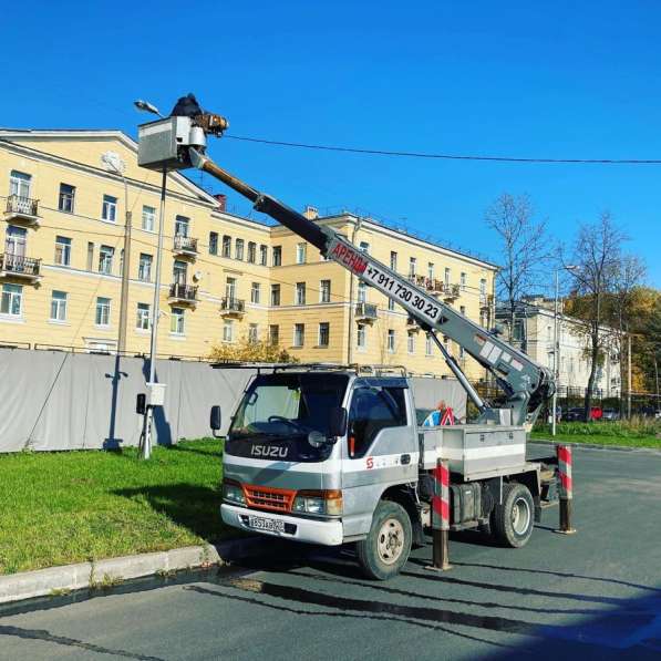 Услуги автовышки 15 метров в СПБ в Санкт-Петербурге фото 7