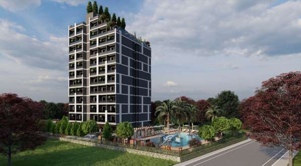 1-к. квартира 43м² Турция, Мерсин, Мезитли