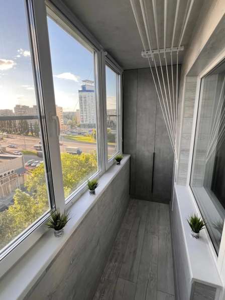 Обшивка балкона, Остекление, Балкон под ключ в Набережных Челнах фото 3