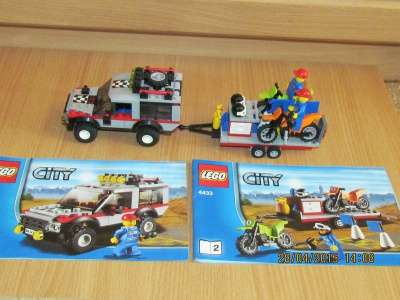 игрушку Лего сити Транспортёр мотоциклов