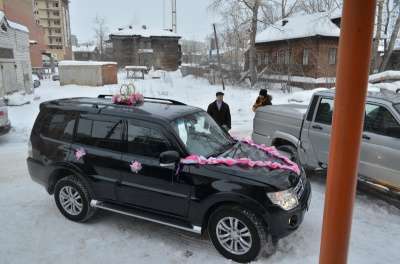 свадебное украшение на автомобиль индивидуальный заказ на авто украшения в Архангельске фото 5