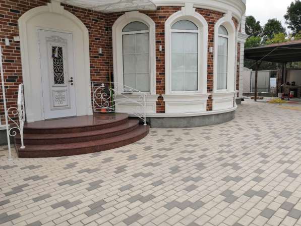 Укладка тротуарной плитки в Краснодаре фото 5